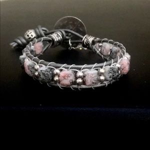 Pink Marbled Bracelet